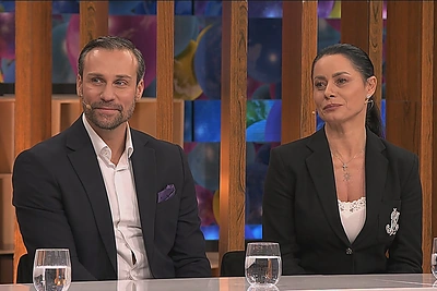 Andrius Kandelis su mylimąja Donalda / LNK nuotr.