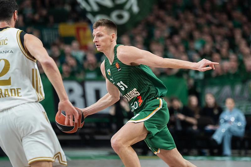 Kauno „Žalgiris“ – Belgrado „Crvena zvezda“ / Teodoro Biliūno / BNS nuotr.