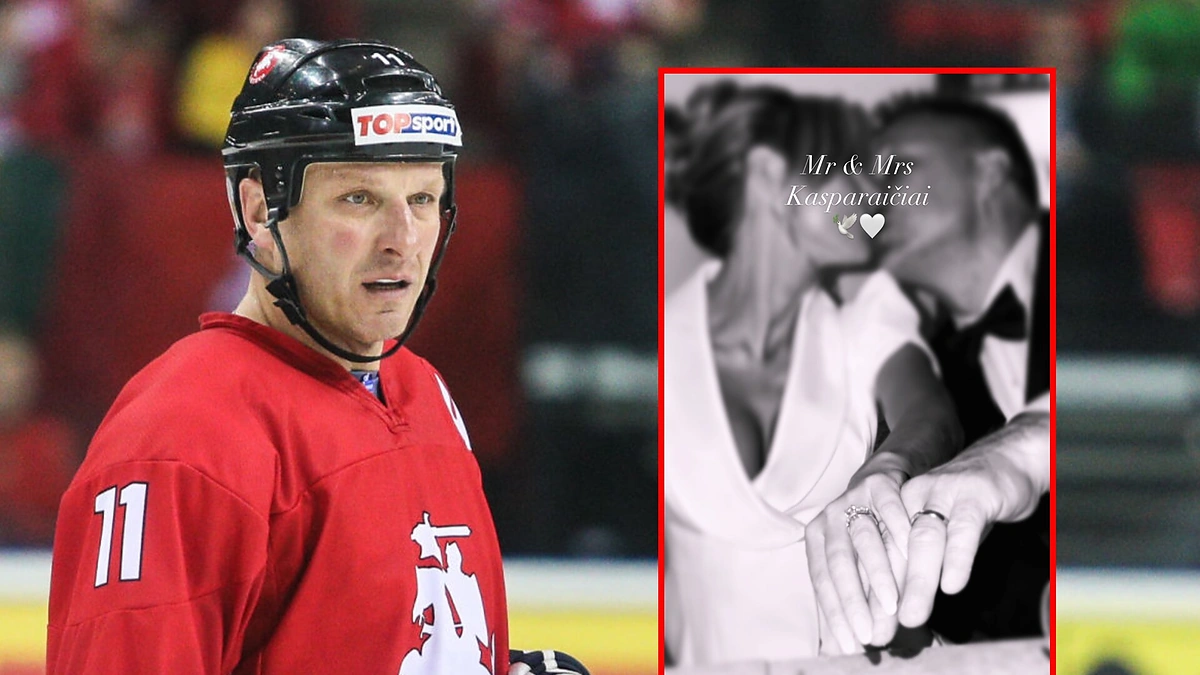 Susituokė Darius Kasparaitis ir Daiva Samuolytė / Instagram nuotr.