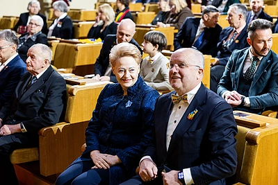 Seimo pirmininkas: laisvė turi kainą, ir mes esame pasirengę ją mokėti