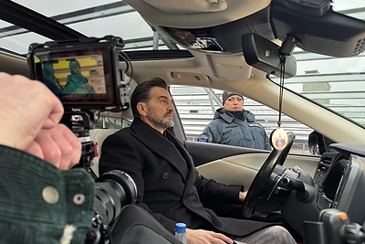 Igorio Jarmolenkos vaizdo klipo filmavimo akimirka