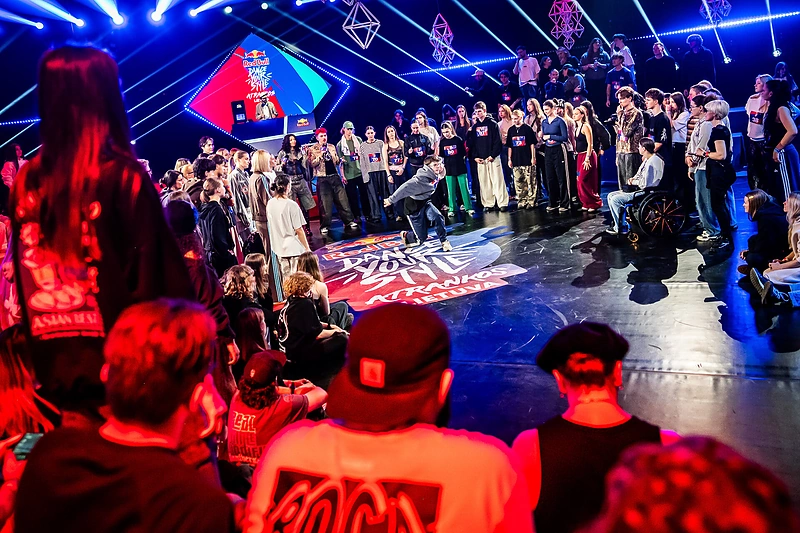 Šokių kovų „Red Bull Dance Your Style“ akimirka / Vytauto Dranginio nuotr.