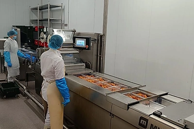 „Rivonos“ Mėsos perdirbimo padalinyje. / Atstovų nuotr.