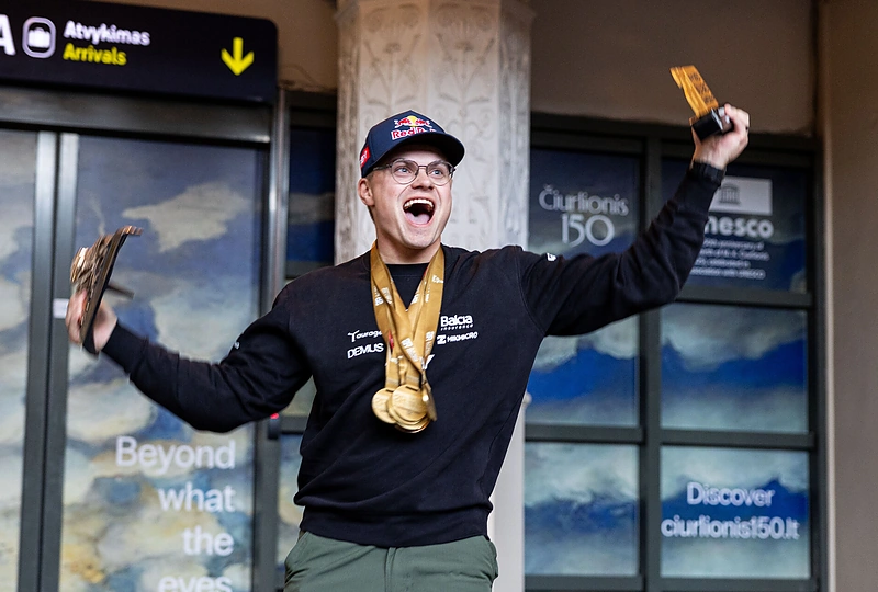 Rokas Baciuška grįžo iš Dakaro / Pauliaus Peleckio / BNS nuotr.