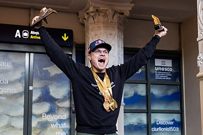 Rokas Baciuška grįžo iš Dakaro / Pauliaus Peleckio / BNS nuotr.