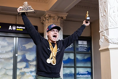 Rokas Baciuška grįžo iš Dakaro / Pauliaus Peleckio / BNS nuotr.