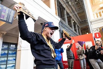 Rokas Baciuška grįžo iš Dakaro / Pauliaus Peleckio / BNS nuotr.