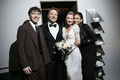 Jessica Samuolytė, Andrius Vrubliauskas, Daiva Samuolytė ir Darius Kasparaitis / Asmeninio albumo nuotr.
