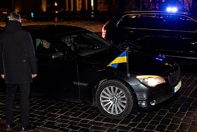 Į Vilnių atvyko Ukrainos prezidentas Volodymyras Zelenskis / Pauliaus Peleckio / BNS nuotr.