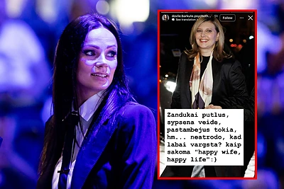 Žiemelio partnerės Dovilės Barkutės profesija – po padidinamuoju stiklu: pasisakė psichiatrų asociacija