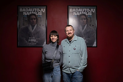 Paulius Ambrazevičius su žmona / Tautvydo Stuko nuotr.