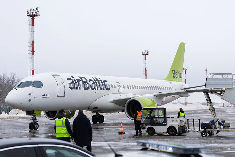 Danijos karaliaus ir karalienės pasitikimas Vilniaus oro uoste / Roberto Riabovo / BNS nuotr.