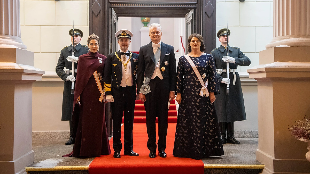 Lietuvos pirmosios poros valstybinė vakarienė Danijos Karaliaus ir Karalienės garbei / LR Prezidento kanceliarijos nuotr.