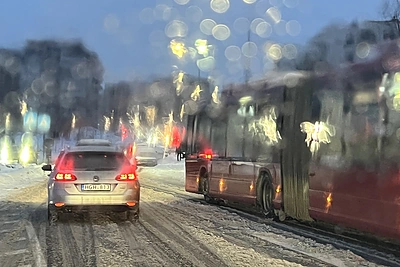 Trečiadienio ryto situacija Vilniaus keliuose / 15min nuotr.