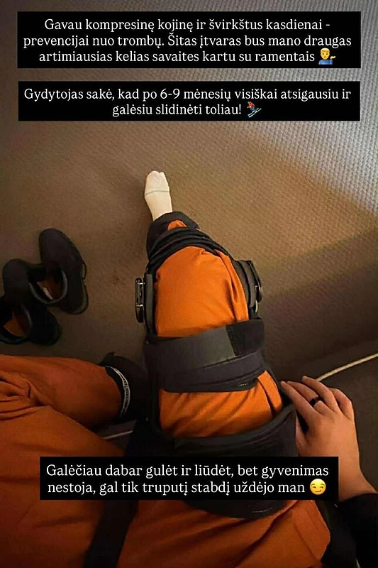 Makalius Italijoje patyrė traumą / „Instagram“ nuotr.