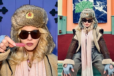Madonna gerbėjams sukėlė šoką – ant galvos kepurė su sovietine simbolika: „Ar rimtai?“