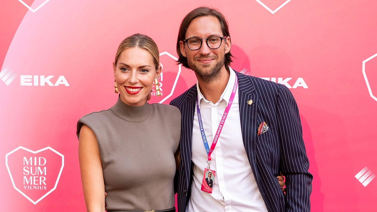 Valdas Petreikis su žmona Simona / Žygimanto Gedvilos / BNS nuotr.