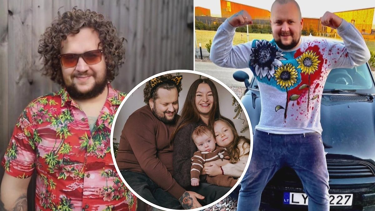 Tadas Kanapeckas su šeima / LNK nuotr.