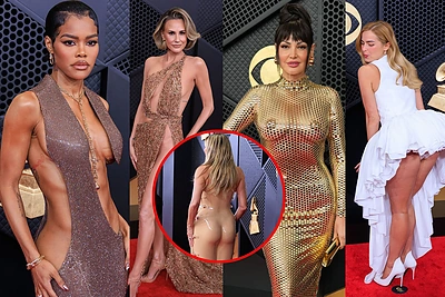 Karštas raudonasis „Grammy“ kilimas: akiplėšiški įvaizdžiai ir nuogi garsiausių žvaigždžių kūnai