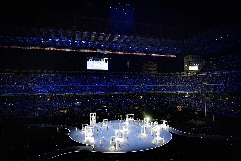 Olimpinių žaidynių Italijoje atidarymo fiesta. / „Scanpix“ nuotr.