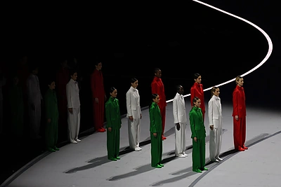 Giorgio Armani pagerbinas Olimpinėse žiemos žaidynėse / Scanpix nuotr.