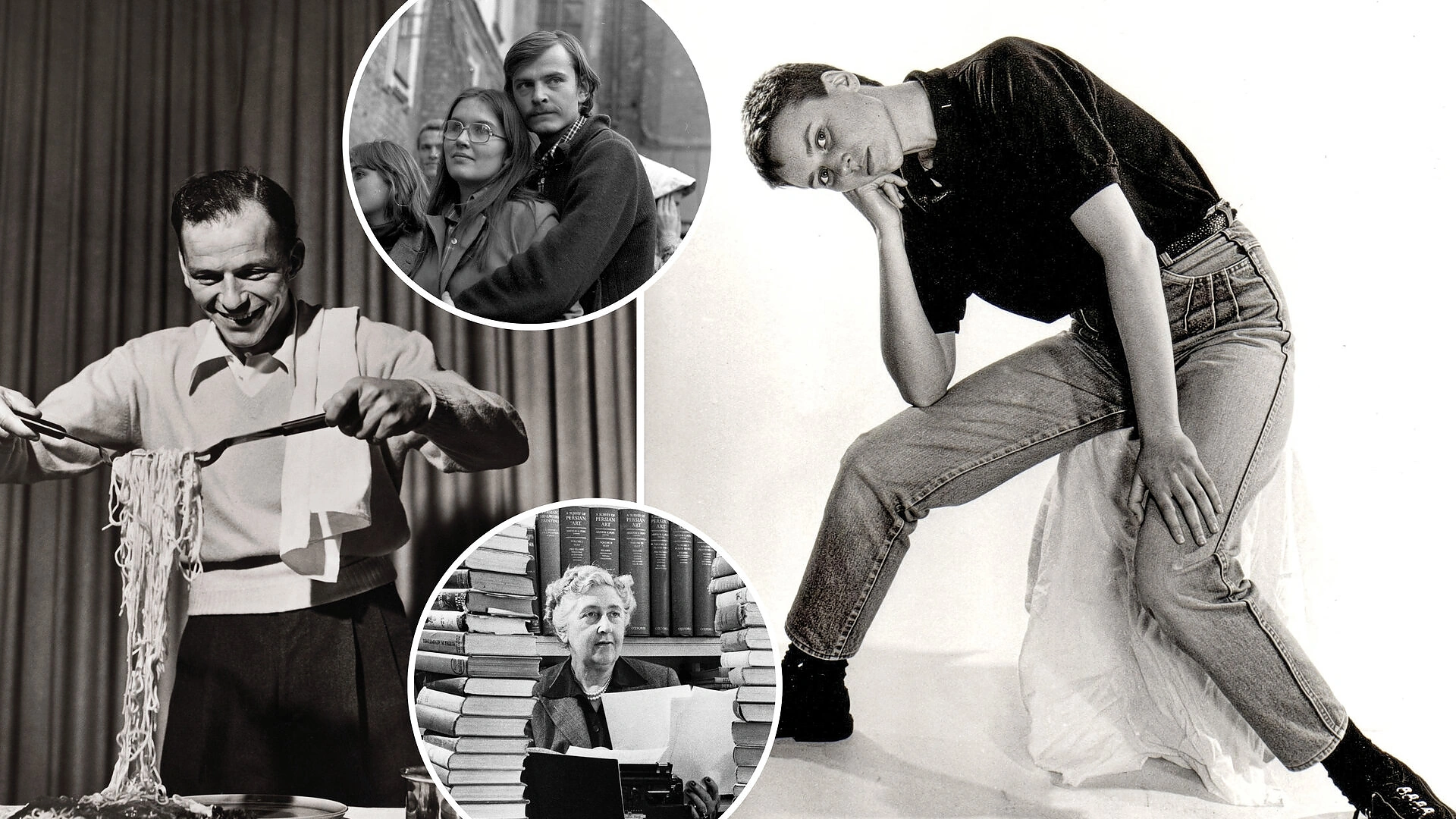 Frankas Sinatra, Raimonda Jatkevičiūtė, Kęstutis Kasparavičius, Agatha Christie, Saulė Laurinaitytė / Getty, Iljos Fišerio, Rolando Parafinavičiaus nuotraukos
