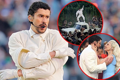 „Super Bowl“ scenoje „Bad Bunny“ surengė užkuriantį vakarėlį: sulaukė Donaldo Trumpo paniekos