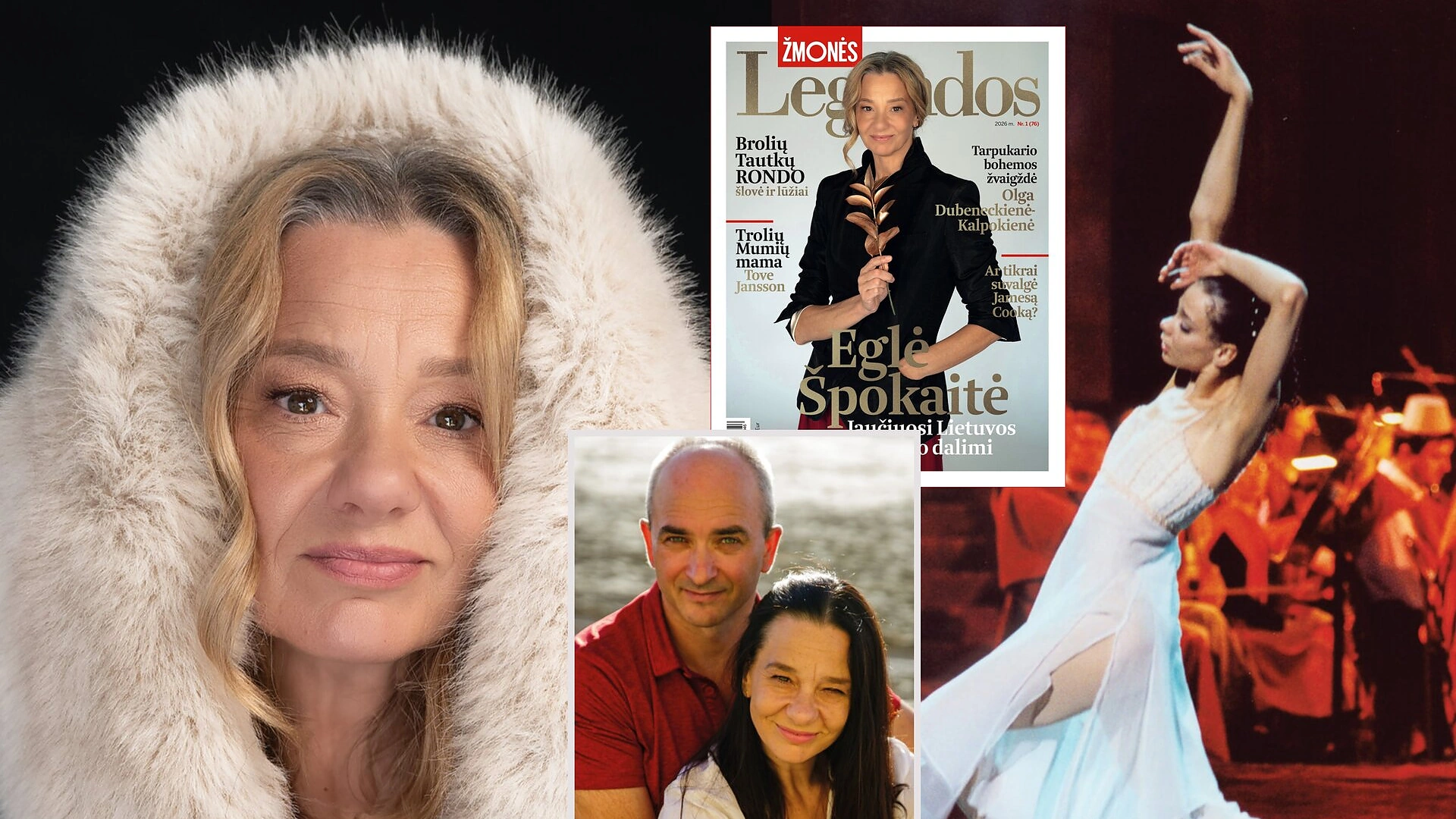 Eglė Špokaitė su vyru Dainiumi / D.Mačikėno ir asmeninio albumo nuotr.