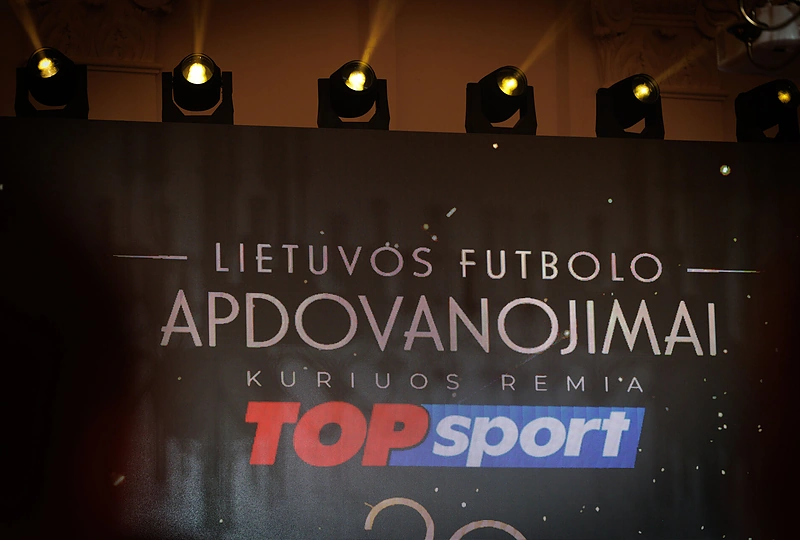 Lietuvos futbolo apdovanojimai / Eriko Ovčarenko / BNS nuotr.