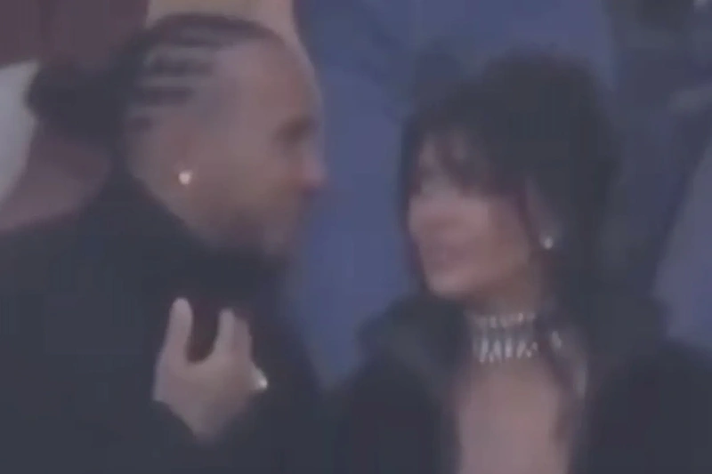 Kim Kardashian ir Lewisas Hamiltonas / Stop kadras