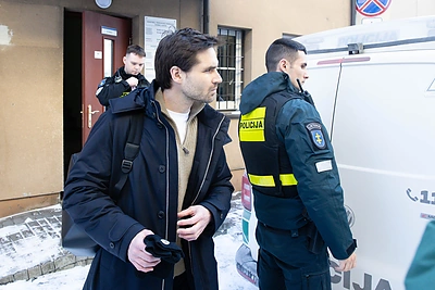 Vilhelmas Germanas paleistas iš Kauno kalėjimo / Teodoro Biliūno / BNS nuotr.