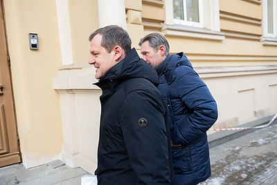 Gintautas Paluckas atvyko į STT apklausai / Roberto Riabovo / BNS nuotr.