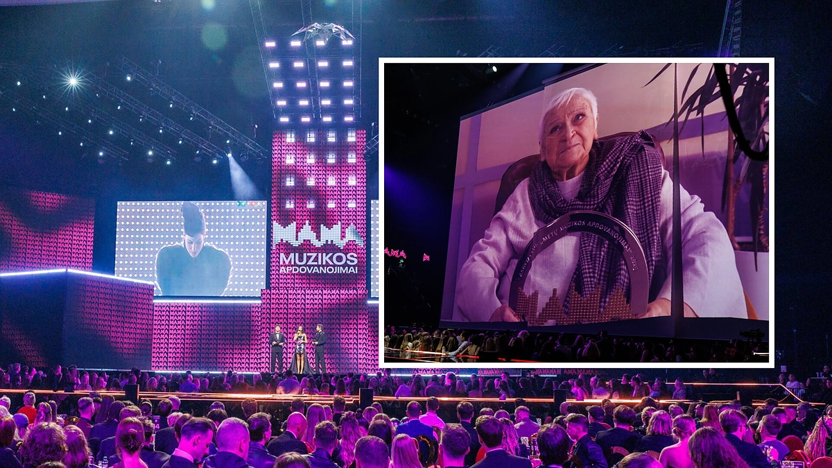 Veronika Povilionienė M.A.M.A apdovanojimuose / Teodoro Biliūno nuotr.