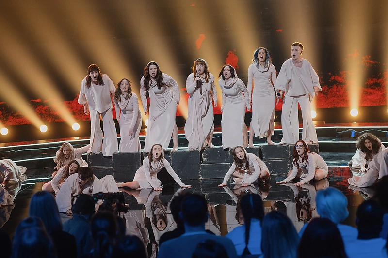 „Didžiojo chorų mūšio“ akimirka / J.Stepanovos nuotr.