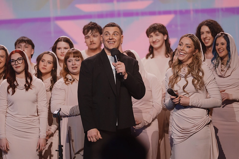 „Didžiojo chorų mūšio“ akimirka / J.Stepanovos nuotr.