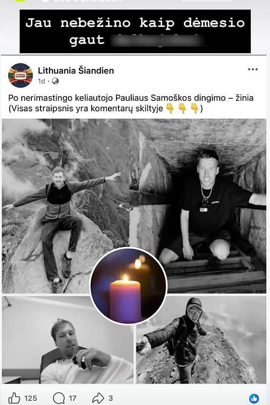 Paulius Samoška pasipiktino apie jį skleidžiamomis melagienomis / Ekrano nuotr.