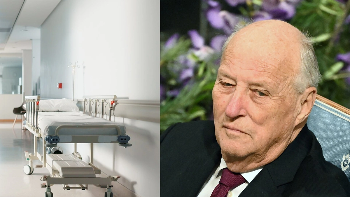 Karalius Haraldas ligoninėje / Vida Press nuotr.