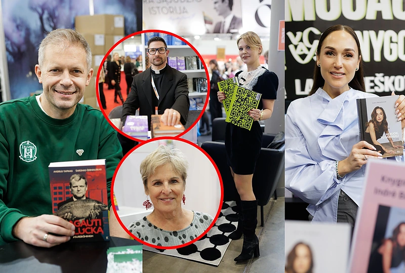 Garsūs žmonės Vilniaus knygų mugėje / Gretos Skaraitienės / 15min nuotr.