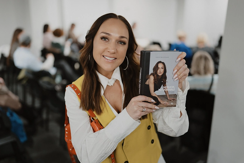 Indrės Bareikienės knygos „Nebijok, tu normali“ pristatymas / Katažynos Polubinskos nuotr.