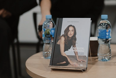 Indrės Bareikienės knygos „Nebijok, tu normali“ pristatymas / Katažynos Polubinskos nuotr.