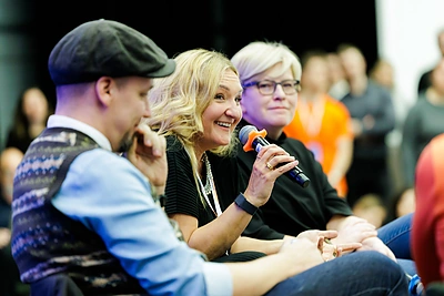 Diskusija „Kaip ugdyti vaikų smalsumą" / Gretos Skaraitienės / BNS nuotr.