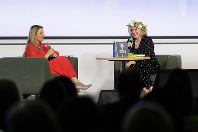 Editos Mildažytės knygos „Pelynų medus“pristatymas / Gretos Skaraitienės / BNS nuotr.