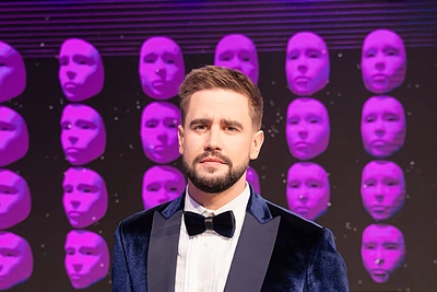 Laidos „Muzikinė kaukė“ akimirka / Simono Barono nuotr.