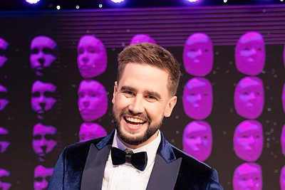 Laidos „Muzikinė kaukė“ akimirka / Simono Barono nuotr.