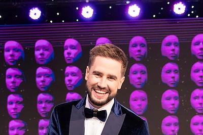 Laidos „Muzikinė kaukė“ akimirka / Simono Barono nuotr.