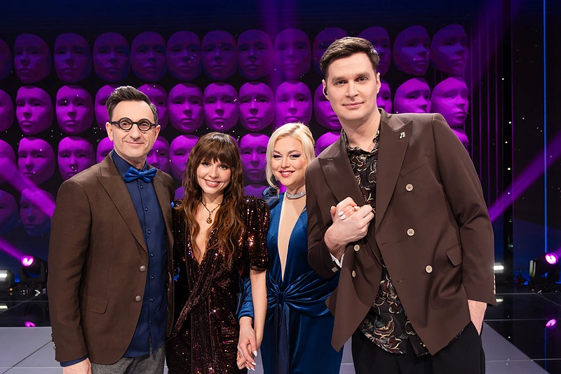 Laidos „Muzikinė kaukė“ akimirka / Simono Barono nuotr.