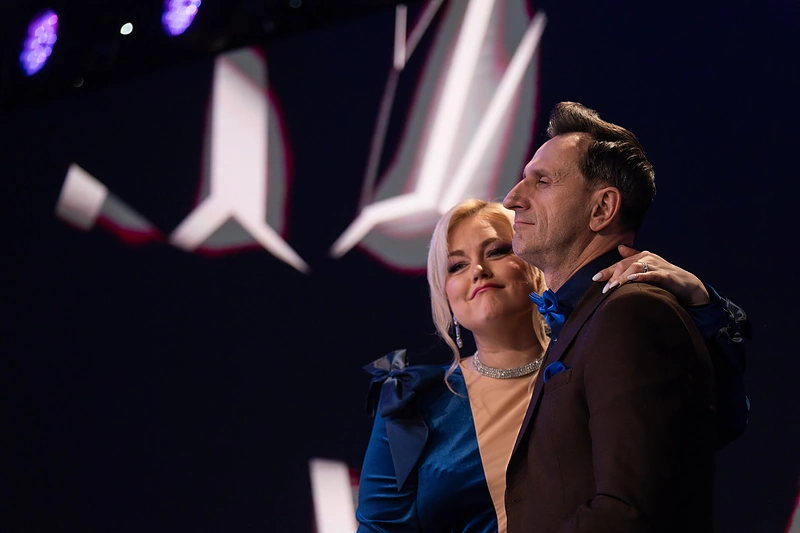 Laidos „Muzikinė kaukė“ akimirka / Simono Barono nuotr.