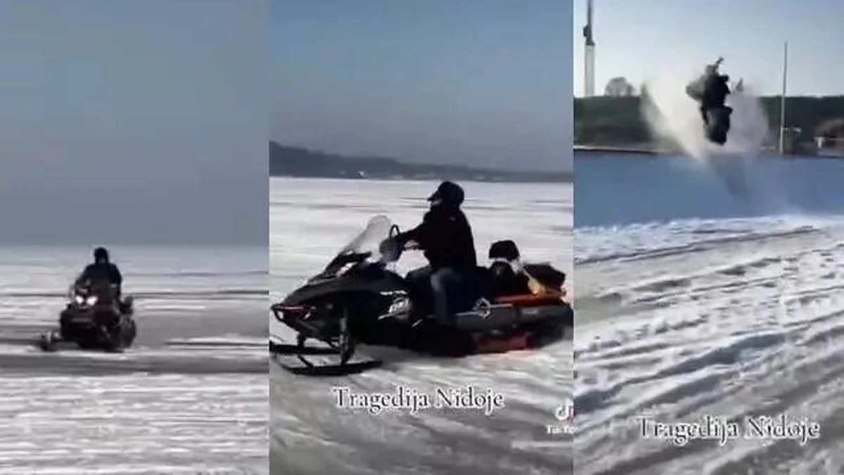 Tragedija Nidoje / „Vakarų ekspreso“ montažas iš vaizdo įrašo kadrų