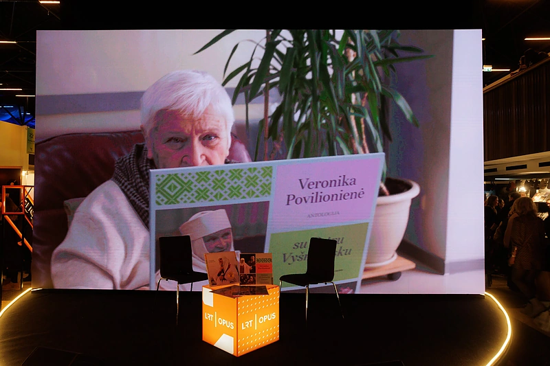 Veronika Povilionienė Agatos Muzikos salėje / Gretos Skaraitienės / BNS nuotr.