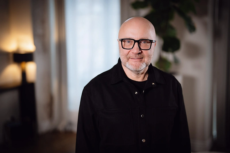 Audrius Giržadas tinklalaidėje / Ryčio Šeškaičio nuotr.